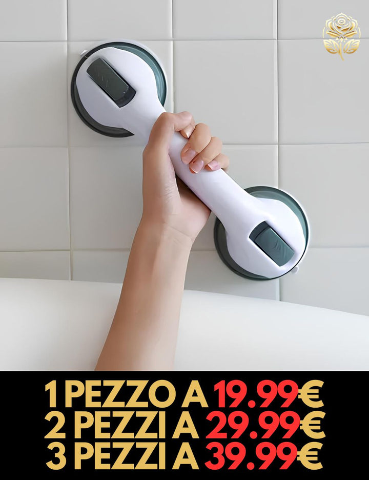 HandlePro: Varnostni ročaj za kopalno kad in prho s super močnimi priseski