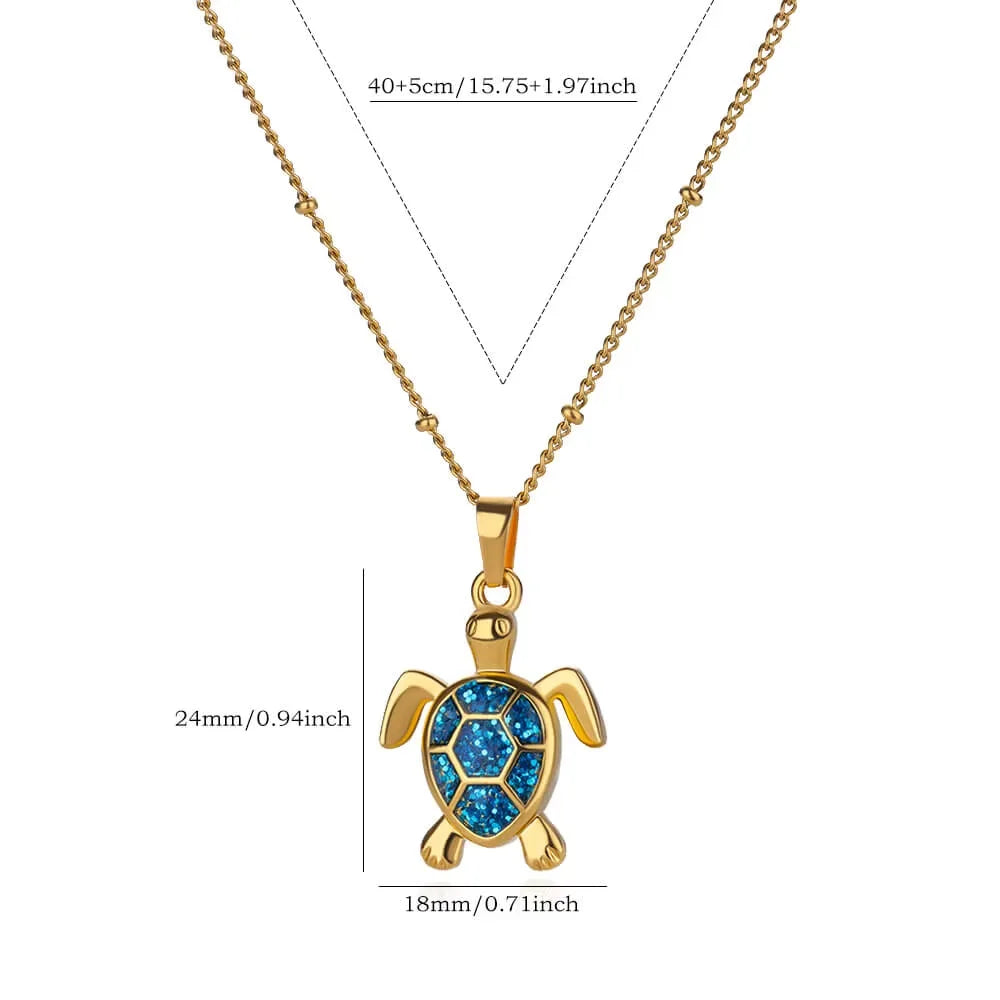 Collana Tartarughe Brillanti | CONFEZIONE REGALO INCLUSA
