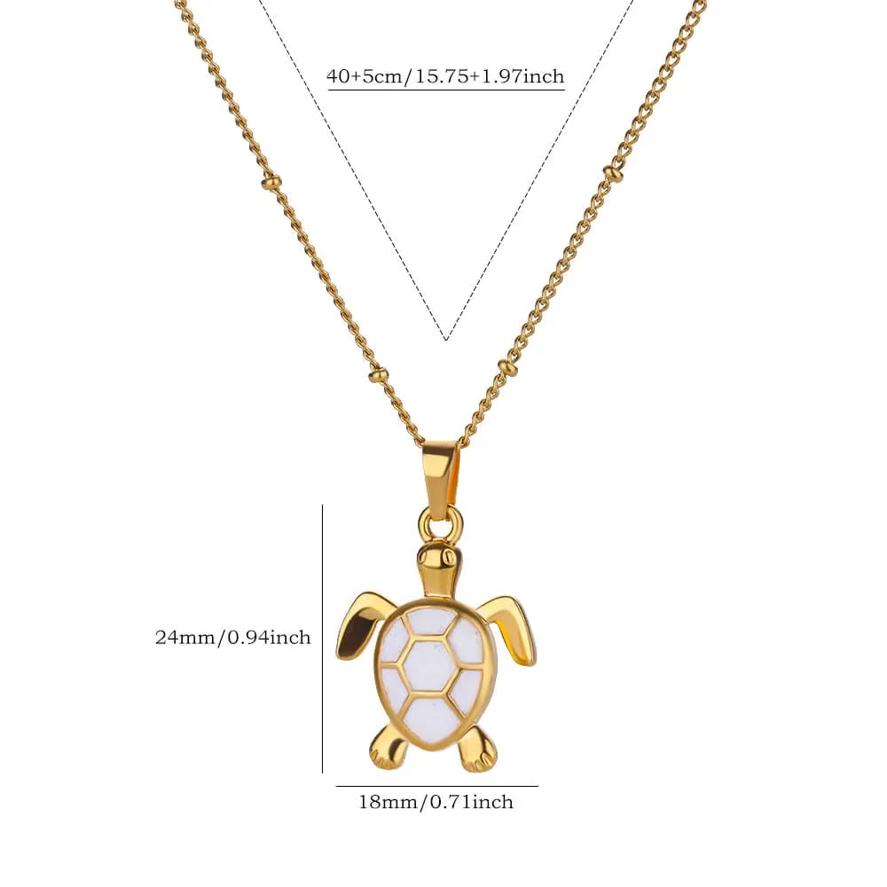 Collana Tartarughe Brillanti | CONFEZIONE REGALO INCLUSA