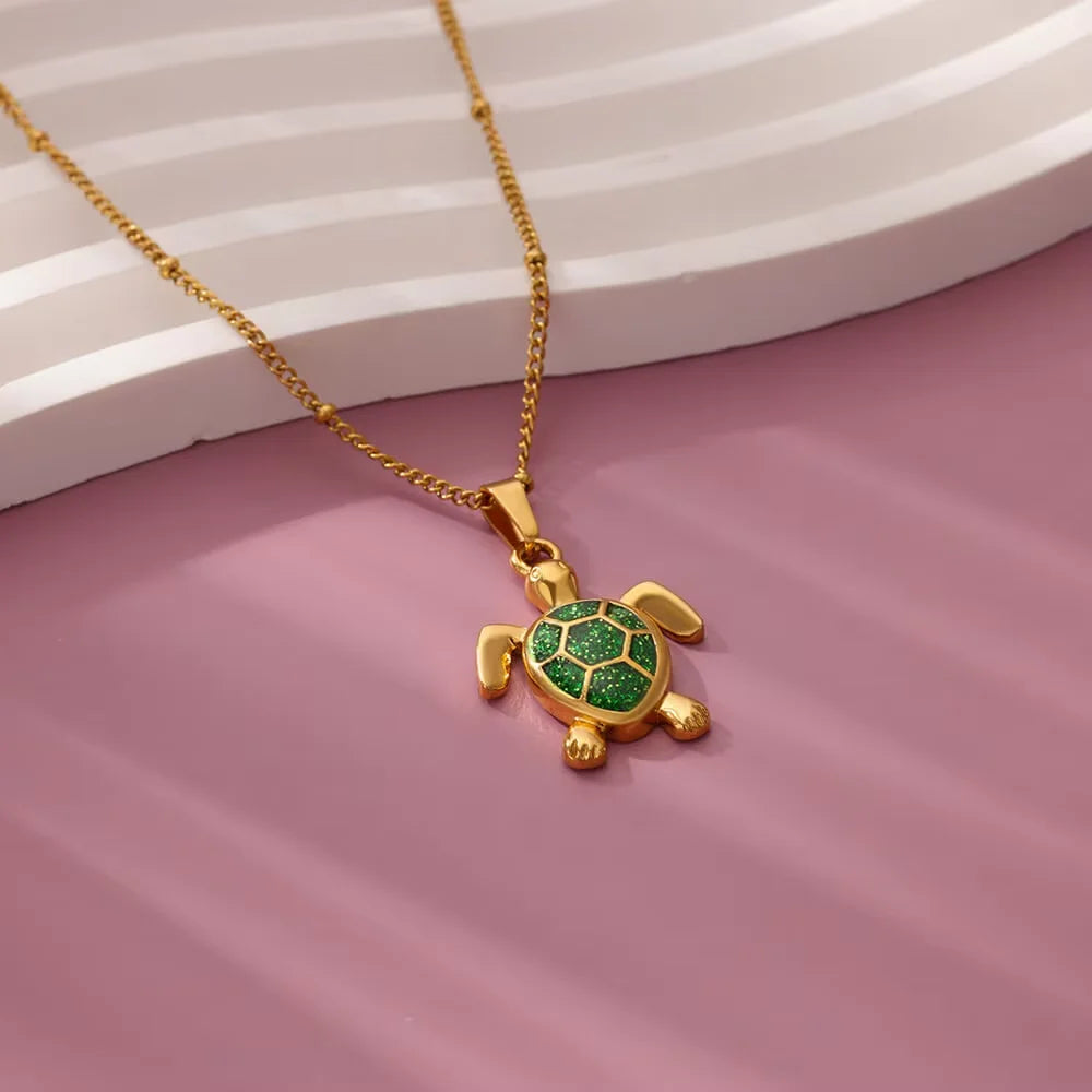 Collana Tartarughe Brillanti | CONFEZIONE REGALO INCLUSA