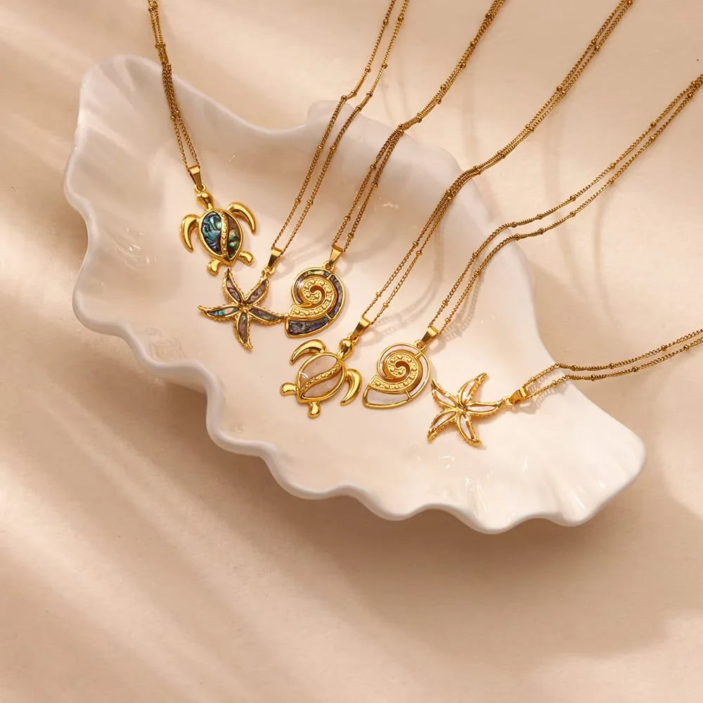 Collana Tartarughe Brillanti | CONFEZIONE REGALO INCLUSA