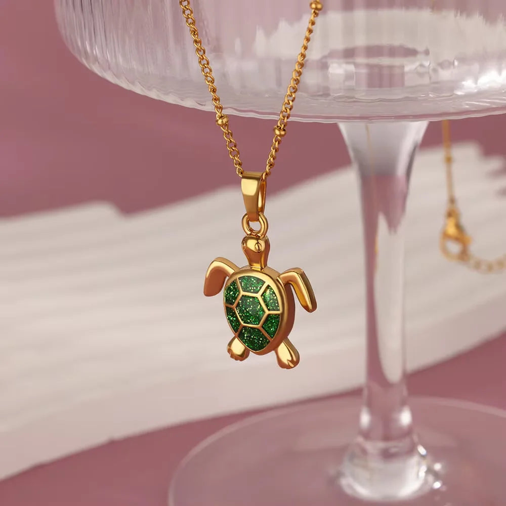 Collana Tartarughe Brillanti | CONFEZIONE REGALO INCLUSA