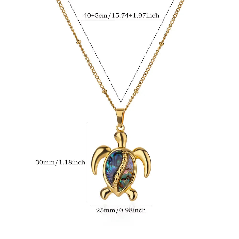 Collana Tartarughe Brillanti | CONFEZIONE REGALO INCLUSA